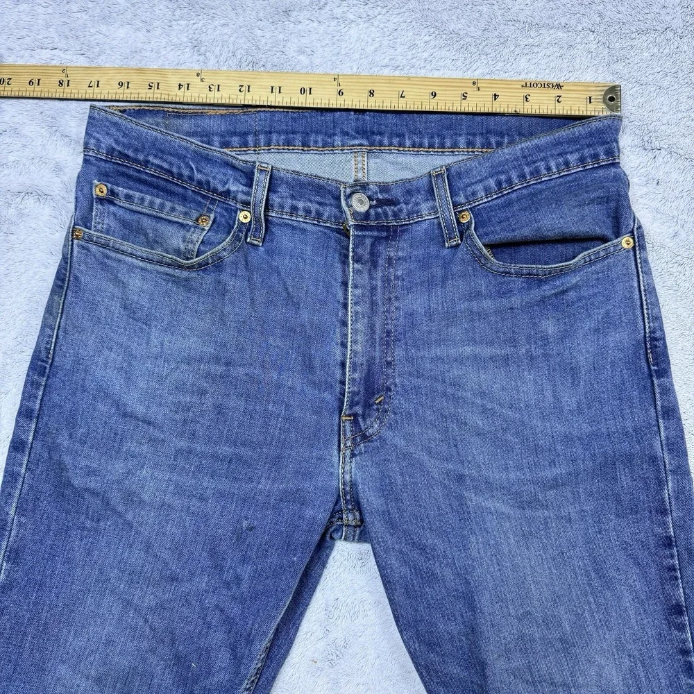 Levi's 511‎ Slim Fit Jeans Mens Blue Denim 34X30 Stretch Casual Modern Fair